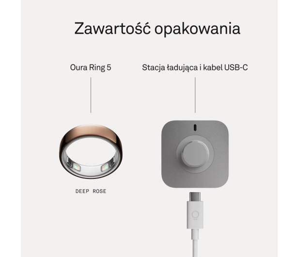Oura Ring 5 Głęboki róż (rozmiar 9) - 1608589 - zdjęcie 9
